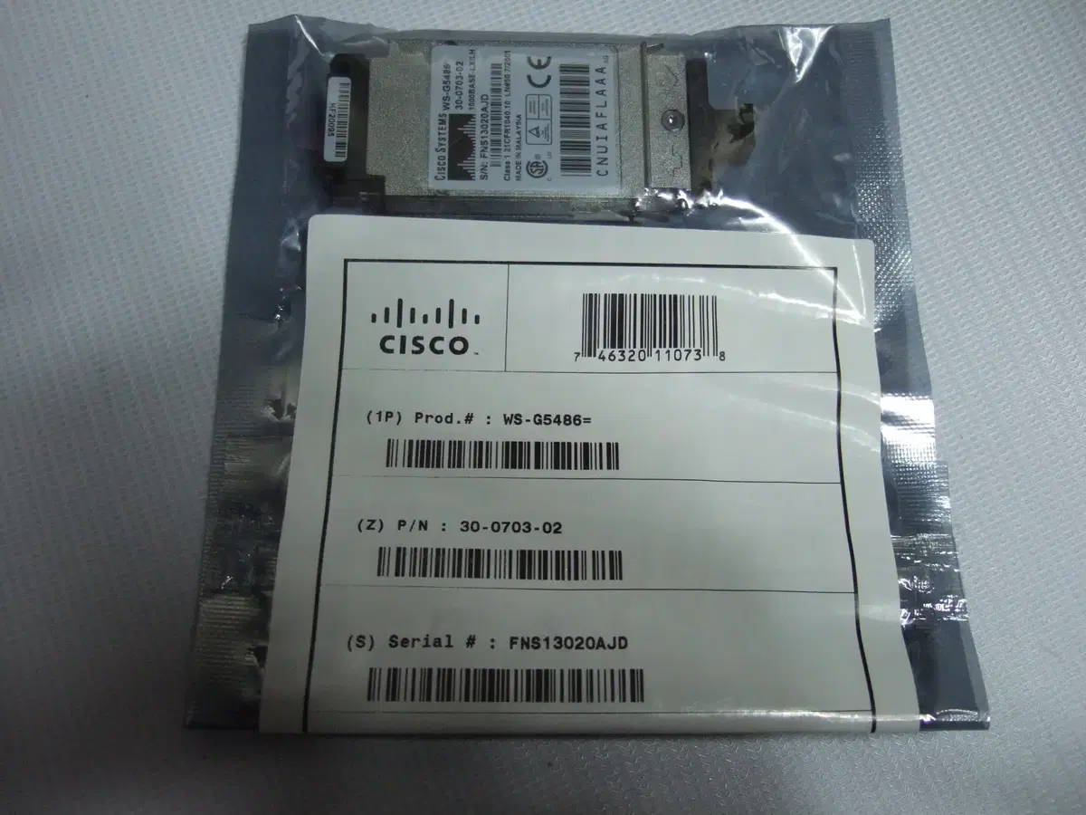 CISCO WS-G5486 1000BASE GBIC